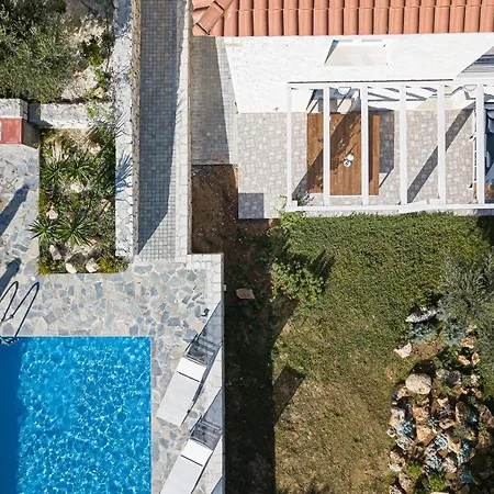Villa Komfortvilla Sensationeller Meerblick Priv. Pool Agia Triada