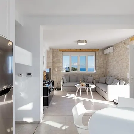Villa Komfortvilla Sensationeller Meerblick Priv. Pool Agia Triada